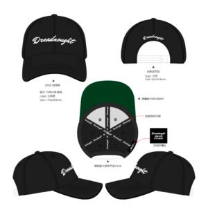 Dreadnought Classic Snapback –Black & White