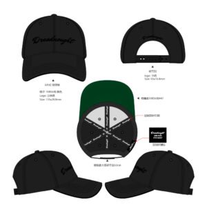 Dreadnought Classic Snapback – Black Corduroy
